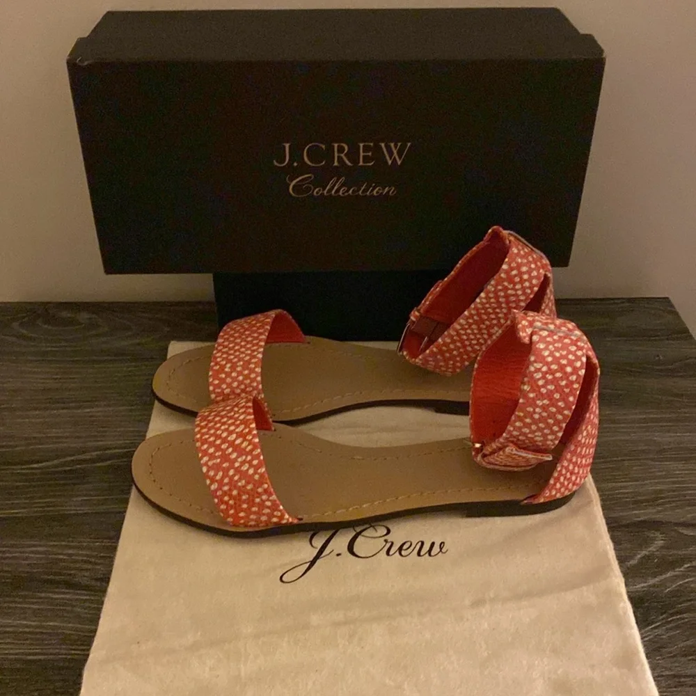 J Crew women’s ankle buckle sandals - Picture 4 of 7